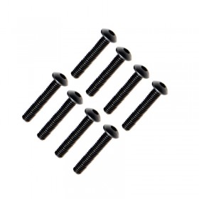 FTX Button Head Hex Screw M4 X 20mm (8pc)